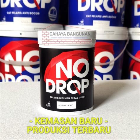 Jual NO DROP Cat Pelapis Anti Bocor Bitumen Black 1 KG 1KG NoDrop