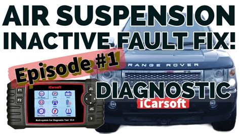 ICarsoft On Range Rover L322 Air Suspension Inactive Fault Fix