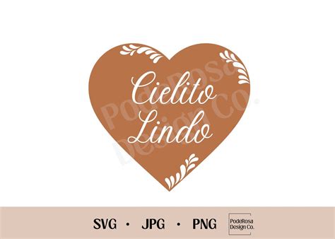 Cielito Lindo Clay Heart Svg Png Mexican Svg Baby Shower Diy