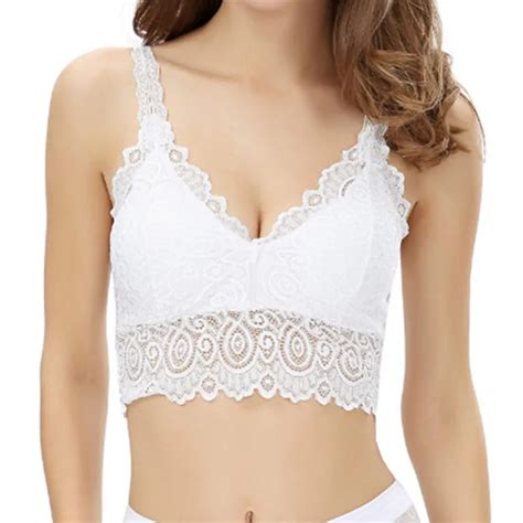 Hot Sale Sexy Women Lace Crochet Bralette Bralet Bra Bustier Crop Top