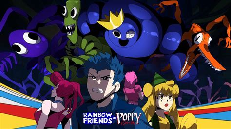 Video Rainbow Friends VS Poppy Playtime But It S Anime FNF Friends