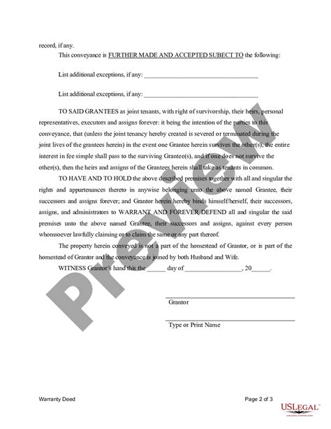 Travis Texas Warranty Deed For Individual To Two 2 Individuals As Joint Tenants Subject To