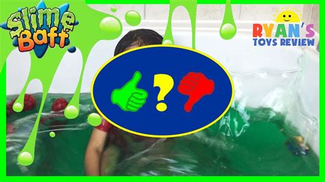 Slime Baff With Surprise Eggs Hunt With Ryan Toysreview Video Review