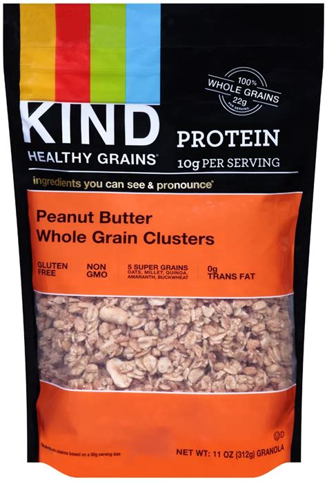 Kind Healthy Grains Granola Peanut Butter Clusters Shop Cereal At H E B