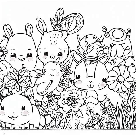 Desenhos De Bichinhos Do Jardim Para Colorir Pintar E Imprimir