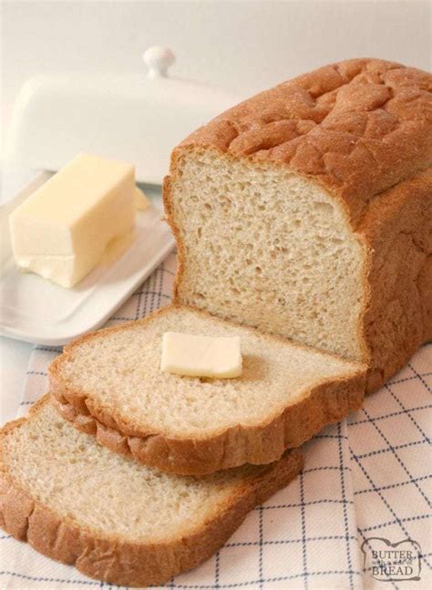 Easy Homemade Bread Recipe Butter With A Side Of Bread