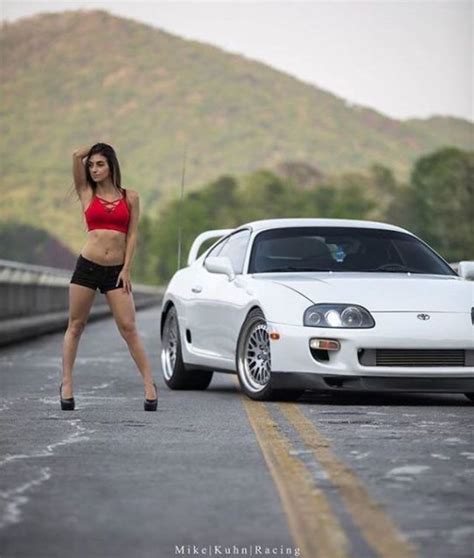 Toyota Supra Mkiv Toyota Supra Car Girl Mini Cooper S Jcw Sexy Autos Team Toyota Bikini