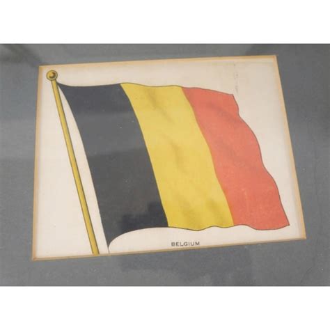 Three Large Cigarette Silks Th Hussars Belgium Flag And Standard