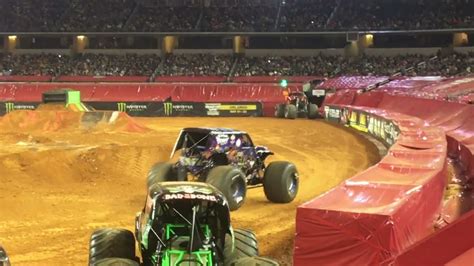 Monster Jam Arlington Tx Sonofa Digger Ryan Anderson Freestyle Youtube