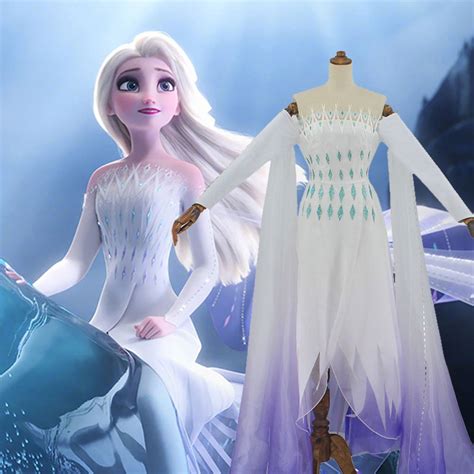 Elsa Frozen 2 White Dress Sethhutchens