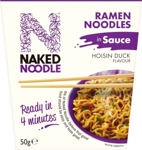 Naked Noodle Ramen Noodles Hoisin Duck Flavour 50g Approved Food