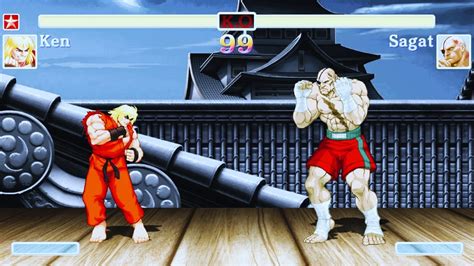 Ken Vs Sagat Hardest Street Fighter Ii Youtube