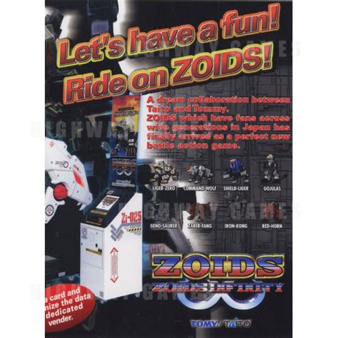 Zoids Infinity - Brochure Right