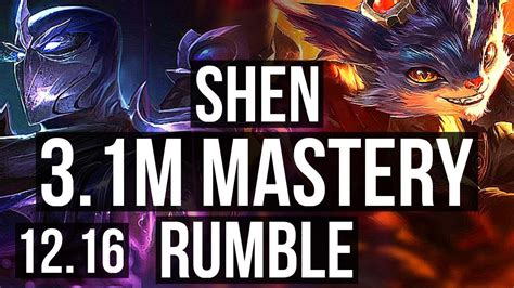 Shen Vs Rumble Top M Mastery Games Kr Diamond