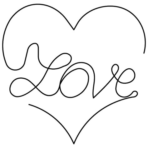 love heart  drawing vectors illustrations    freepik