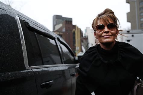 Sarah Palin Trial On Day 2 Of The New York Times Case She Ran Into A