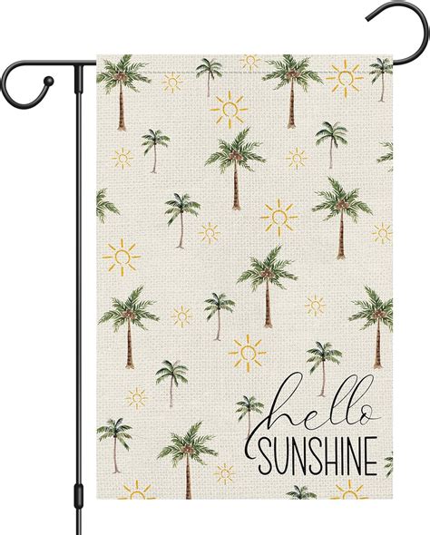 Amazon Heyfibro Hello Sunshine Garden Flag Spring Summer Coconut