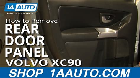 How To Replace Rear Door Panel 03 12 Volvo XC90 YouTube