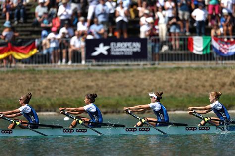 Pioggia Di Medaglie Per Il Canottaggio Italiano Agli Europei Un Oro