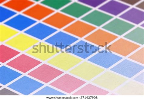 Closeup Cmyk Test Print Many Color Stock Photo 271437908 Shutterstock