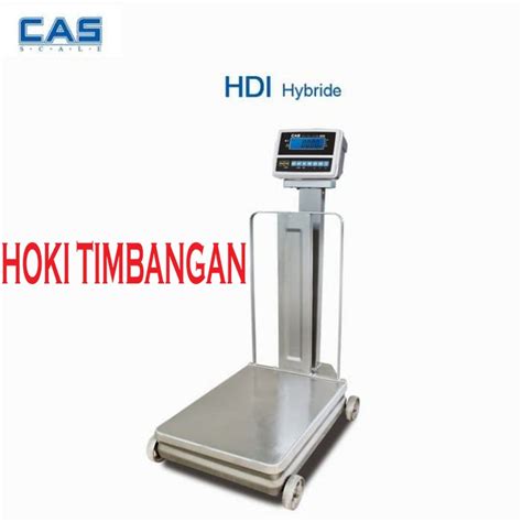 Jual TIMBANGAN Digital Timbangan BERAS BARANG Merk CAS HYBRID HDI 600kg