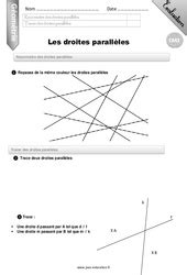 Droites Parall Les Cm Exercice Valuation R Vision Le On Pdf