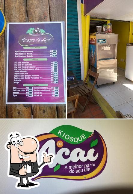 Kiosque do Açaí Centro pub Bar Rio Branco Menu do restaurante e