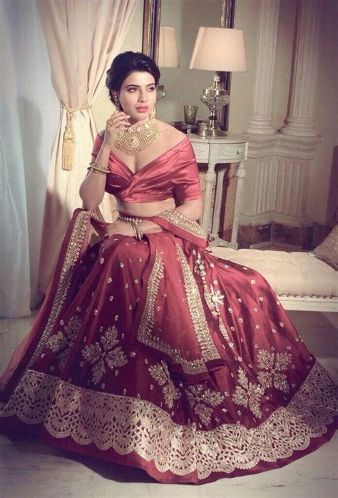 Samantha Ruth Prabhu Anushree Reddy Lehenga Lehenga Designs Bridal