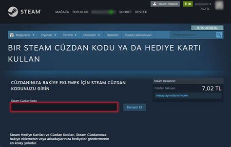 Steam Cüzdan Kodu En uygun fiyatla anında teslim satın al