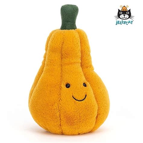 Mama Outlet 英国 Jellycat Squishy Squash Yellow 南瓜公仔 婴儿用品 母婴用品