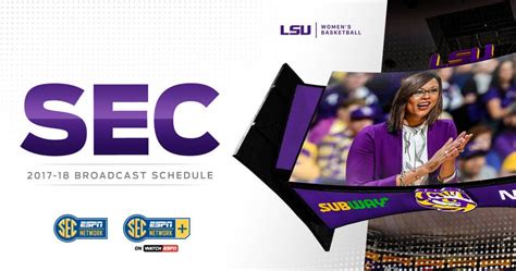 LSU women's basketball broadcast schedule