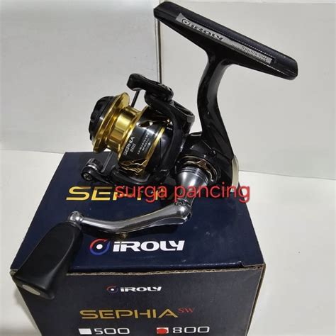 Jual Reel Iroly Sephia Carbon Sw Power Handle Shopee Indonesia