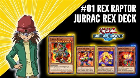 Yu Gi Oh Duel Links Jurrac Rex Deck Youtube