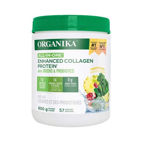 Organika All In One Enhanced Collagen Protein Powder G Deliver