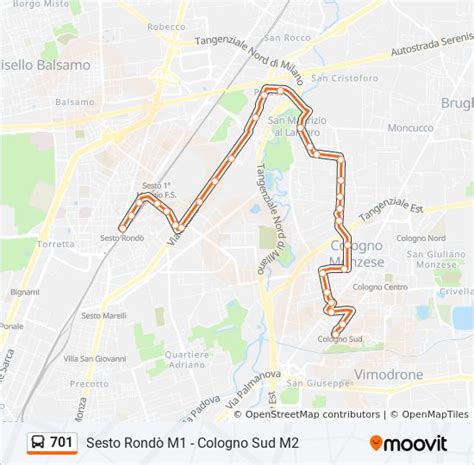 Linea Orari Fermate E Mappe Cologno Sud M Aggiornato