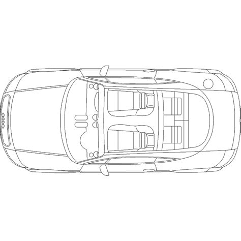 Car Top View Drawing at PaintingValley.com | Explore collection of Car ...