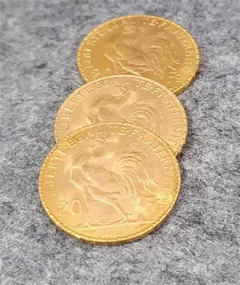 Moneda Oro Francos Marianne Gallo Goldenart Es