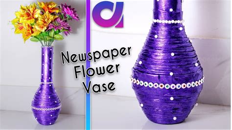 Diy Flower Vase Using Newspaper Best Flower Site