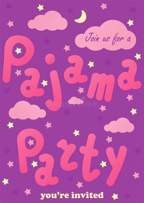 Pajama Party Background Stock Illustrations 1397 Pajama Party