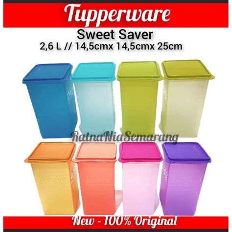 Jual Tupperware Toples Tinggi Wadah Snack Mozaik Mosaic Sweet Saver