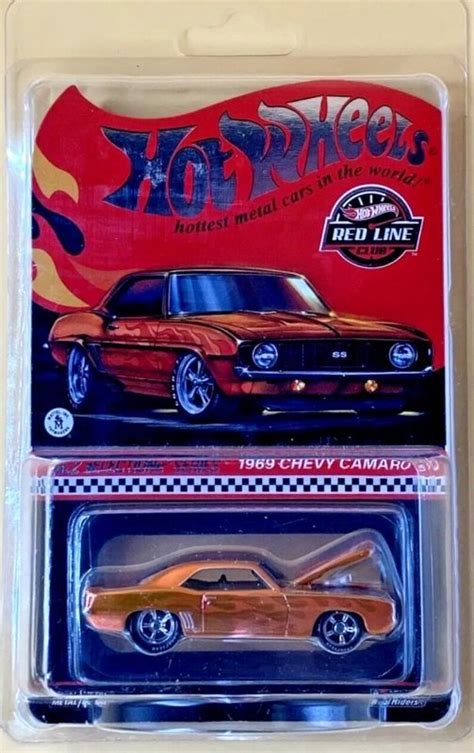 Hot Wheels RLC 2022 Selections Orange 1969 CHEVY CAMARO SS R