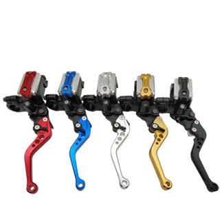 Motorcycle Brakes Clutch Levers Handlebar Cnc Adjustable Reservoir Set