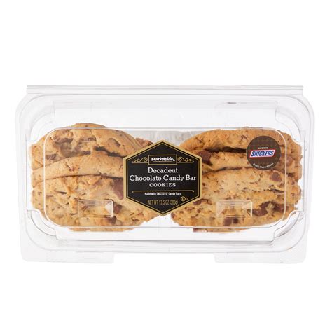 Marketside Decadent Chocolate Candy Bar Cookies 135 Oz 6 Count