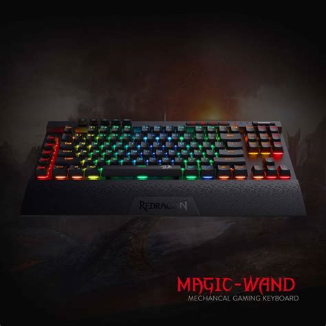 Redragon Magic Wand Pro K587 RGB Wired Mechanical Gaming Keyboard