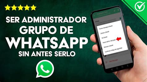 Cómo volver ser administrador de un grupo de WhatsApp Haras Dadinco