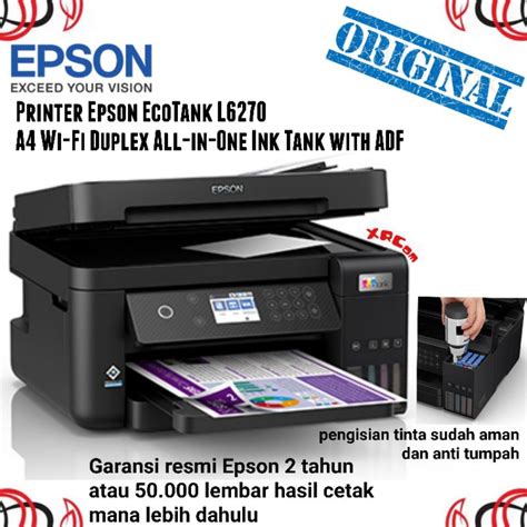 Jual Printer Epson L Print Scan Copy Dan Wifi Pengganti L