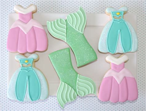 Biscoitos Decorados Vestidos Princesas Disney Elo