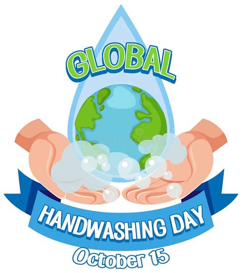 Global Handwashing Day Banner Design Stock Vector Illustration Of