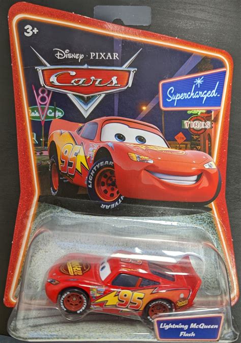 Disney Pixar Cars Supercharged Lightening Mcqueen Flash