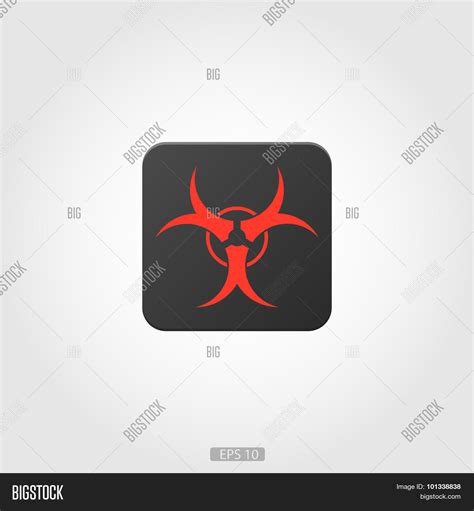 Biohazard Logo Icon Vector & Photo (Free Trial) | Bigstock